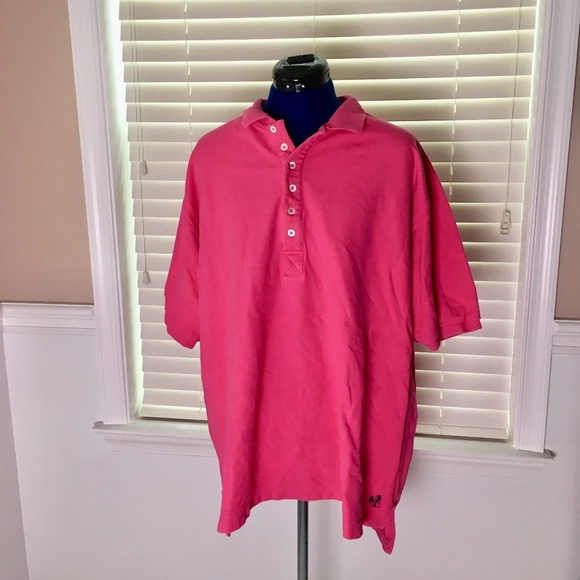 j peterman xl pink polo top with 6 buttons - Picture 1 of 3
